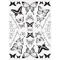 Amazon.co.jp: 【2枚セット】No.026_Butterfly/蝶,2週間で消える